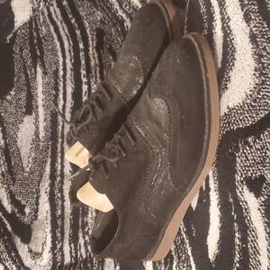 Black Suede Loafers-Primark